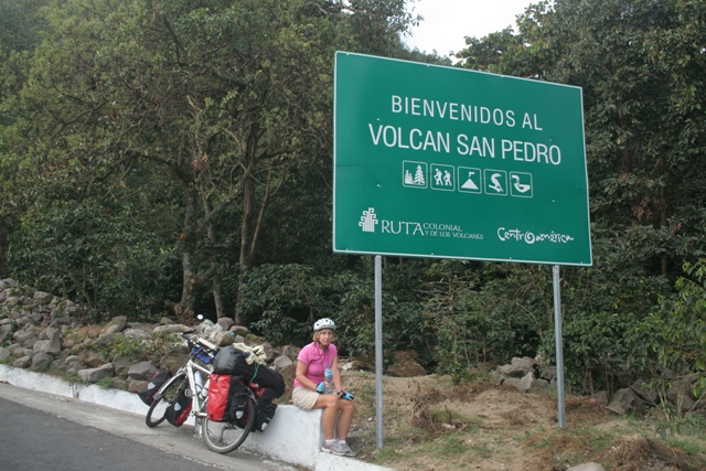 a tough but beautiful climb--biking Guatemala