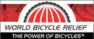 World Biking is raising funds for World Bicycle Relief