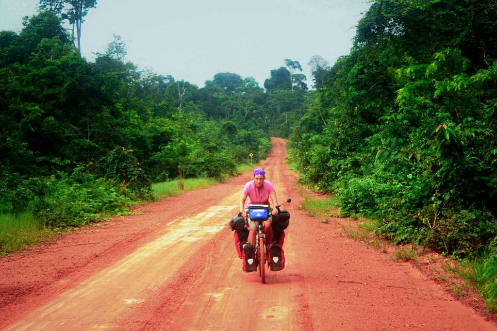 bicycle touring in south america guyana