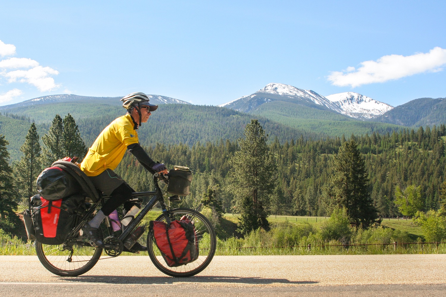 Back in the USA- bicycle touring in Montana and Idaho