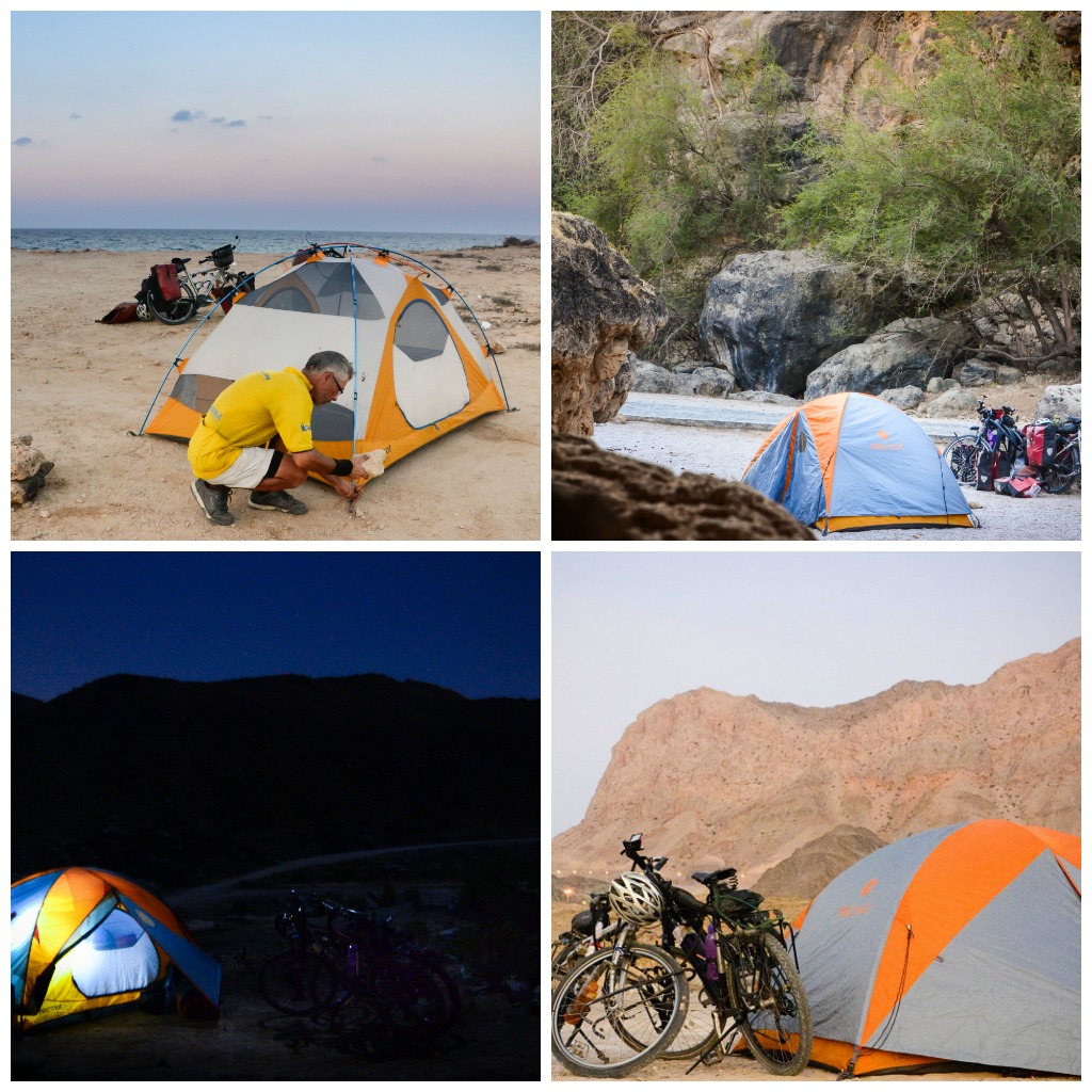 wild camping in Oman