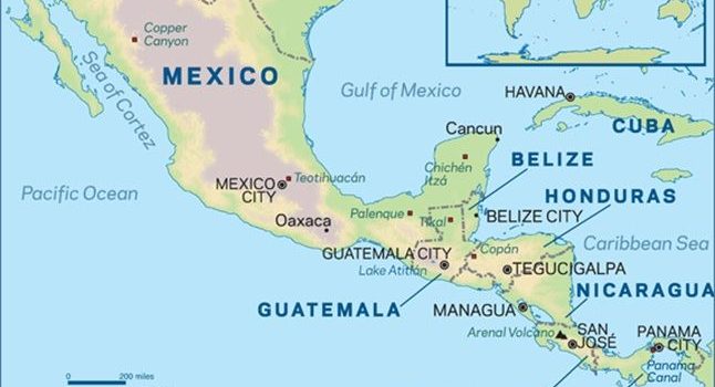Route Information Part 5: Mexico and Central America