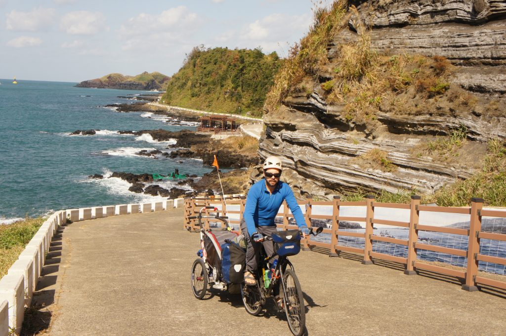 bicycle touring Jeju Island
