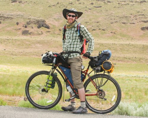 bikepacking on steens mountain route in oregon