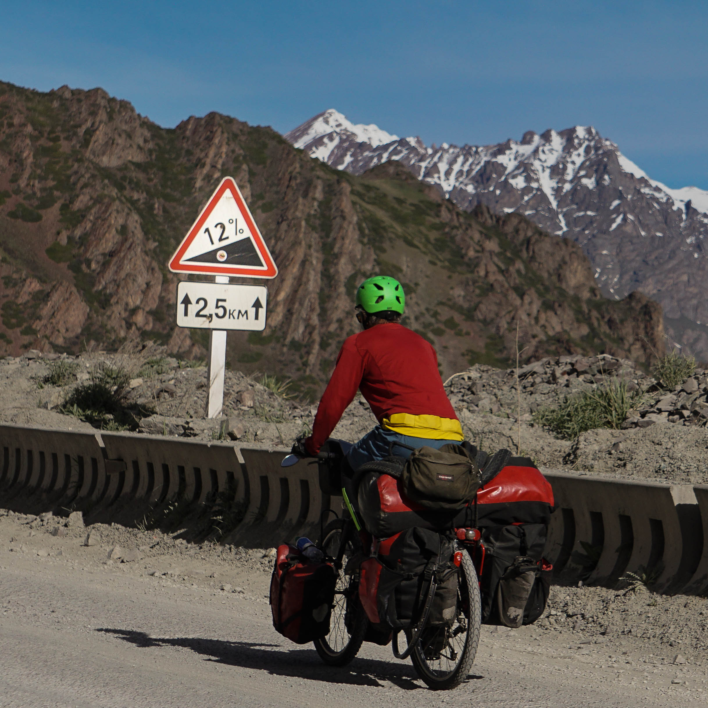 bicycle touring in Kyrgyzstan