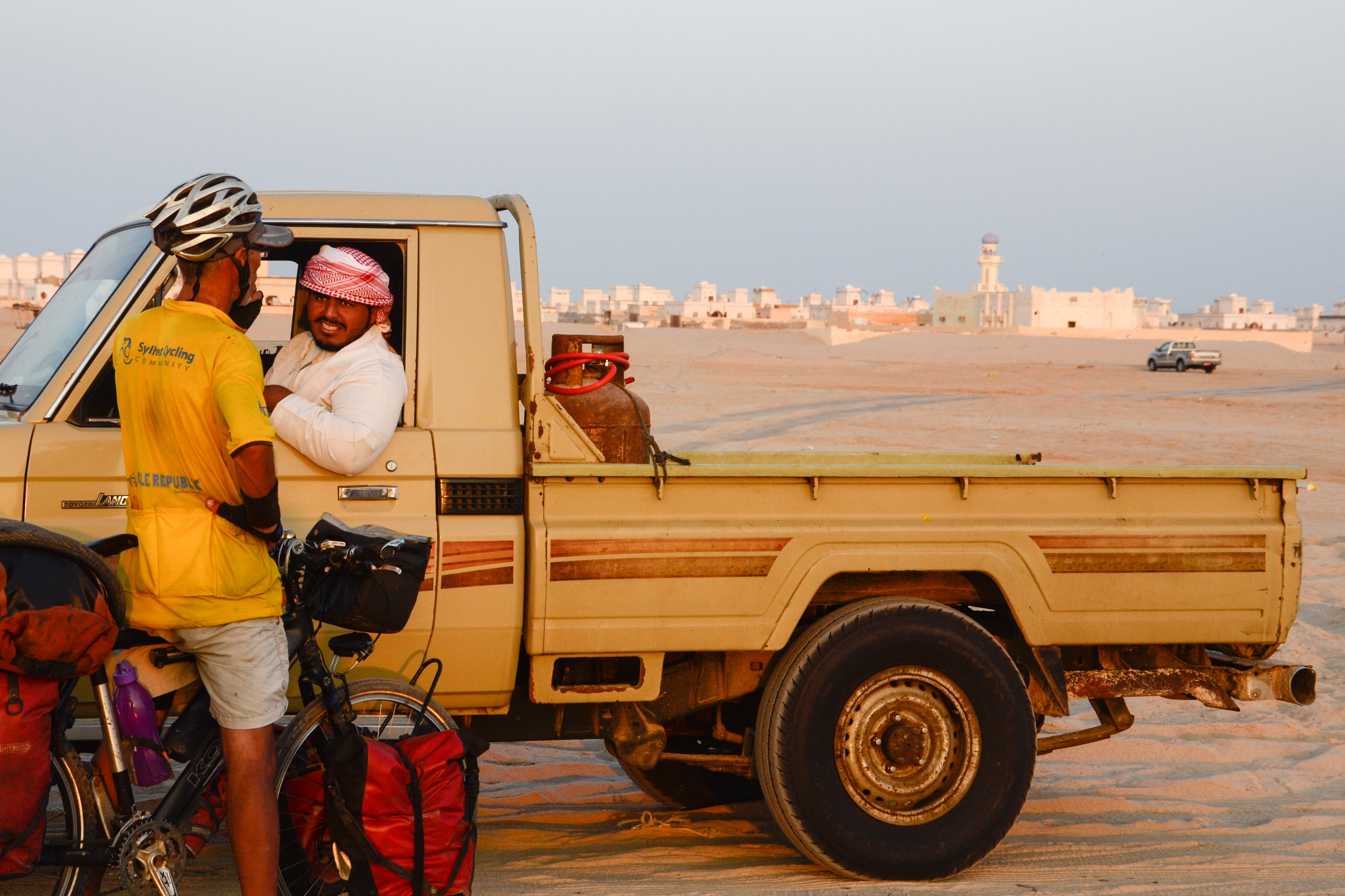 Oman bicycle touring