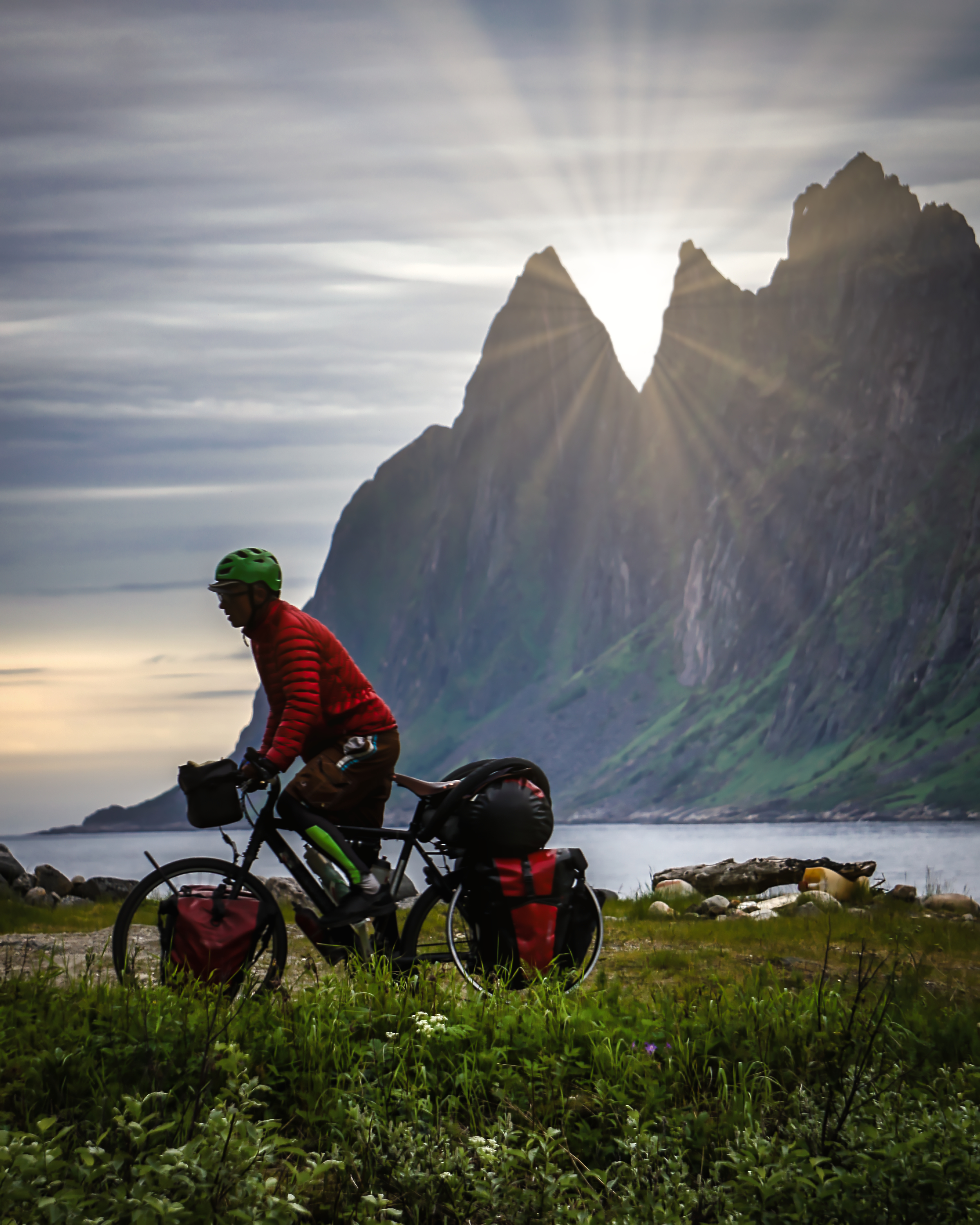 bike touring Northern Norway