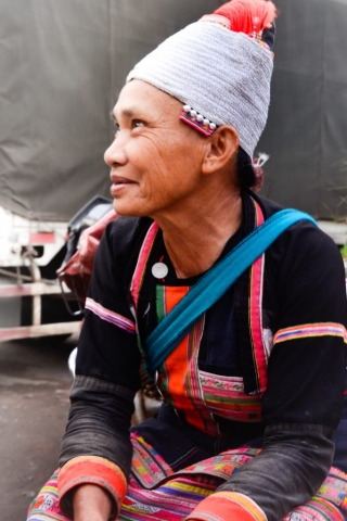 Local woman in Yunnan, China.